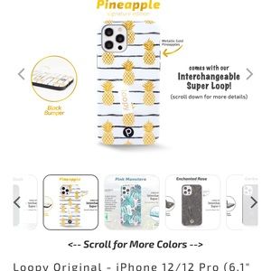 Pineapple Loopy case for iPhone 12 Pro